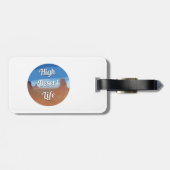 Leben in der Wüste Gepäckanhänger (Rückseite horizontal)