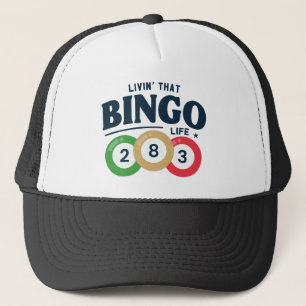 Leben in diesem Bingo Truckerkappe