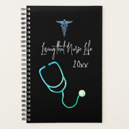 Leben in diesem Krankenleben rennt Medizin caduceu Planer