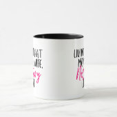 Leben in dieser Mama Ehefrau Notary Life Tasse (Zentrum)