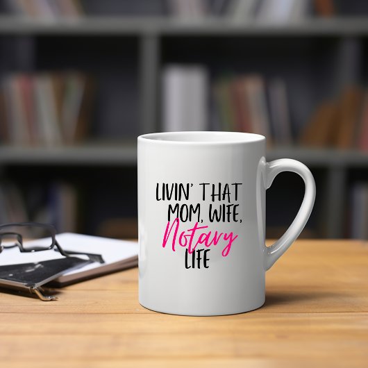 Leben in dieser Mama Ehefrau Notary Life Tasse