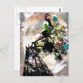 Leben in einem Käfig Postkarte (Vorne/Hinten)