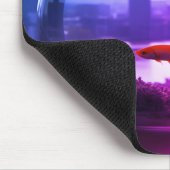 Leben in einer Fischglas Laptop-Desktop-Tablet-Com Mousepad (Ecke)