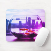 Leben in einer Fischglas Laptop-Desktop-Tablet-Com Mousepad (Mit Mouse)