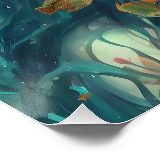 Leben in einer Fischschüssel Nr. 12 Poster (Ecke)