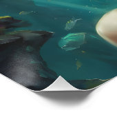 Leben in einer Fischschüssel Nr. 14 Poster (Ecke)