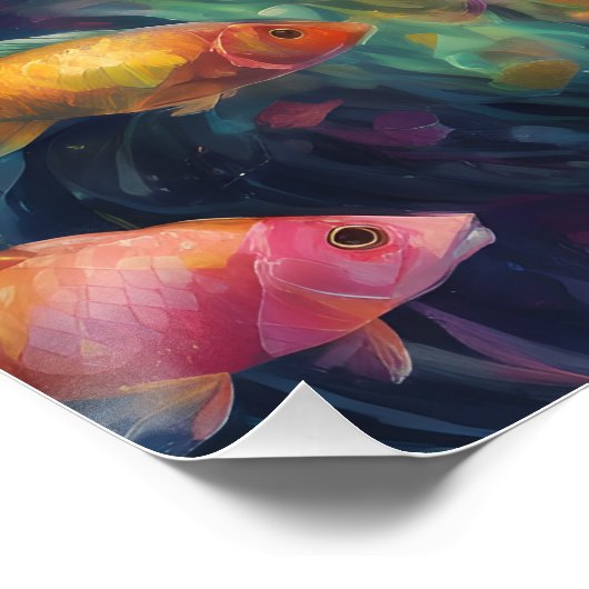 Leben in einer Fischschüssel Nr. 16 Poster (Ecke)