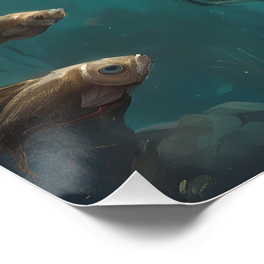 Leben in einer Fischschüssel Nr. 29 Poster (Ecke)