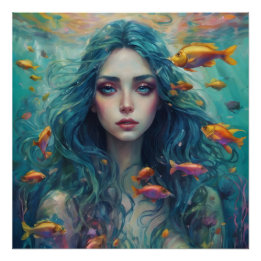 Leben in einer Fischschüssel Nr. 9 Poster