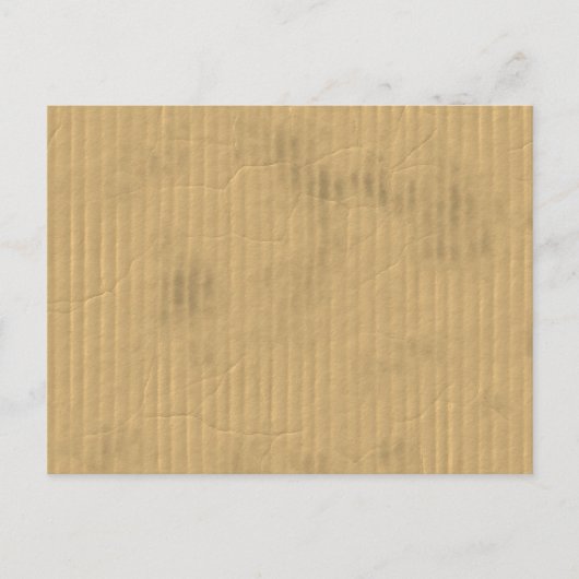 Leben in einer grausamen, dreckigen, abgetragenen postkarte (Vorderseite)