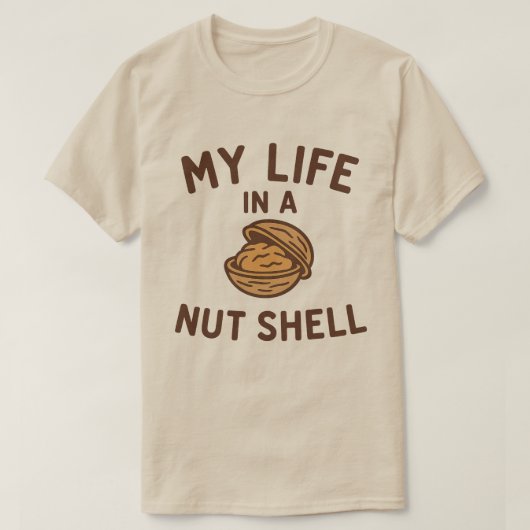 Leben in einer Nuss T-Shirt (Design vorne)