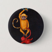 Leben in einer Plastikwelt Button (Vorderseite)