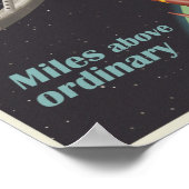 Leben in einer Raumstation Poster (Ecke)