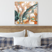 Leben in einer strahlenden Zukunft Leinwanddruck (Insitu (Schlafzimmer))