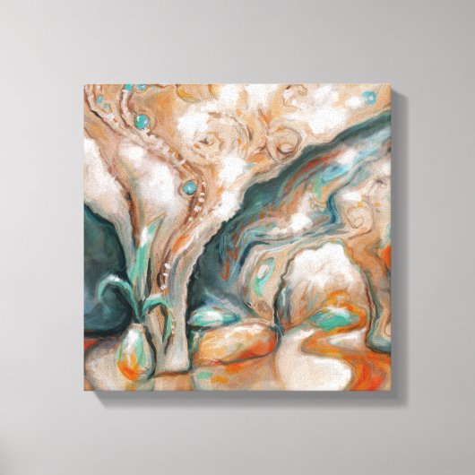 Leben in einer strahlenden Zukunft Leinwanddruck (Vorderseite)