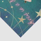 Leben in einer traumhaften Welt mit Funky Wrapping Seidenpapier (Detail)