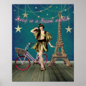 Leben in einer Traumwelt von Funky veränderter Kun Poster (Vorne)