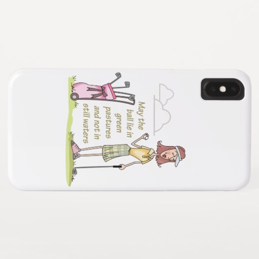 Leben in grünen Weiden Case-Mate iPhone Hülle (Rückseite (Horizontal))