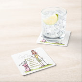 Leben in grünen Weiden Rechteckiger Pappuntersetzer (Vor Ort)