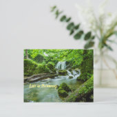 Leben in Harmonie Postkarte (Stehend Vorderseite)