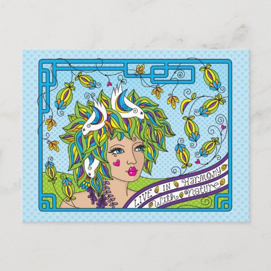 Leben in Harmonie_ Postkarte (Vorderseite)