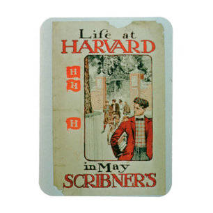 "Leben in Harvard", Plakatwerbung, die der Mai Magnet