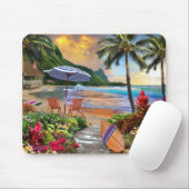 Leben in Hawaii Schöne Kunst Mousepad (Mit Mouse)