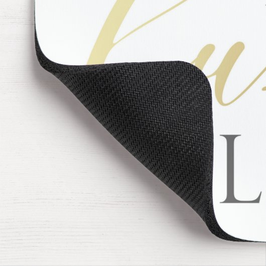 Leben in Ihrem LUXE-Leben Mousepad (Ecke)