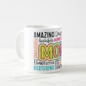 Leben in inspirierender Mama Kaffeetasse (Vorderseite Links)
