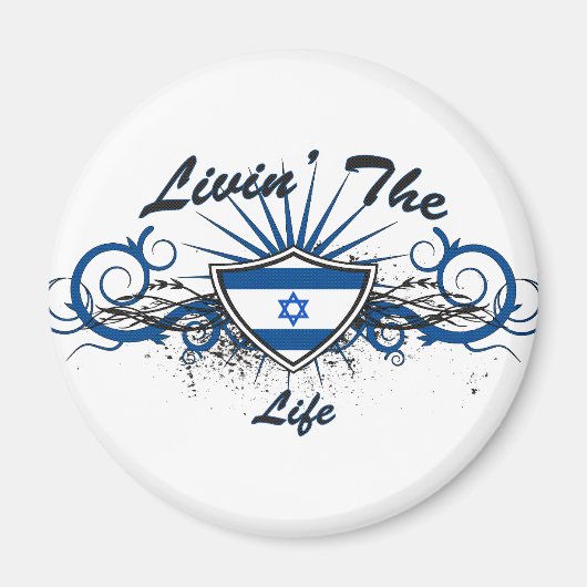 Leben in Israel Magnet (Vorne)