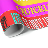 Leben in jedem Augenblick wertvoll Geschenkpapier (Rolleneckpunkt)