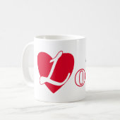 Leben in Liebe Kaffeetasse (Vorderseite Links)