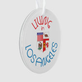 Leben in Los Angeles Ornament (Vorderseite)
