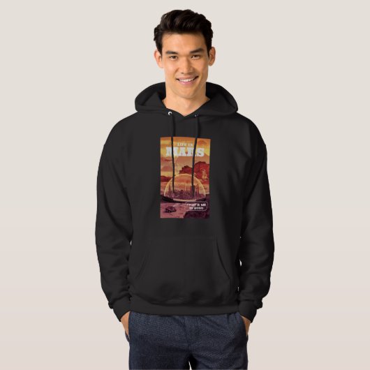 Leben in Mars, das bin ich 2050 Hoodie (Vorne ganz)