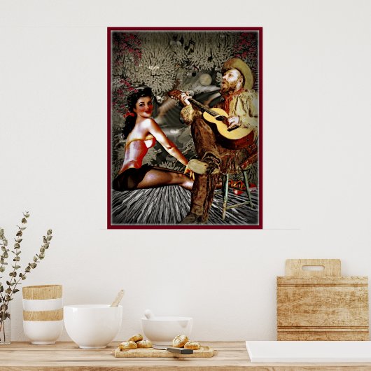 Leben in Mars Poster (Küche)