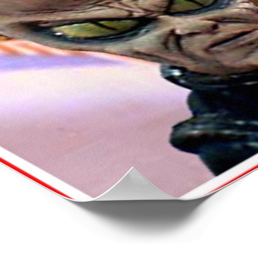 Leben in Mars Poster (Ecke)