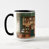 Leben in Mäuse Stadt - Buchliebhaber Chitchat Tasse (Links)