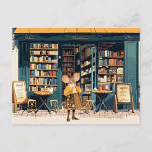 Leben in Mäuse Stadt - Frau Enora Pickett Postkarte