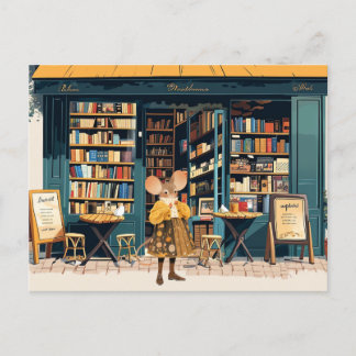 Leben in Mäuse Stadt - Frau Enora Pickett Postkarte