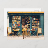 Leben in Mäuse Stadt - Frau Enora Pickett Postkarte (Vorne/Hinten)