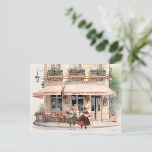 Leben in Mäuse Stadt - Girls' Day Out Postkarte (Stehend Vorderseite)