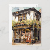 Leben in Mäuse Stadt - Kindheit Freunde Postkarte (Vorne/Hinten)