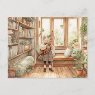 Leben in Mäuse Stadt - Mein glücklicher Platz Post Postkarte