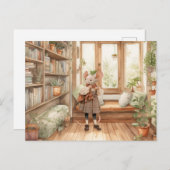 Leben in Mäuse Stadt - Mein glücklicher Platz Post Postkarte (Vorne/Hinten)