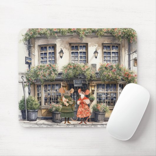 Leben in Mäusestadt - Einkaufspassagen Mousepad (Mit Mouse)