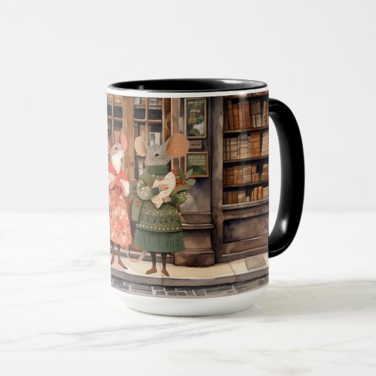 Leben in Mäusestadt - Einkaufspassagen Tasse (VorderseiteRechts)