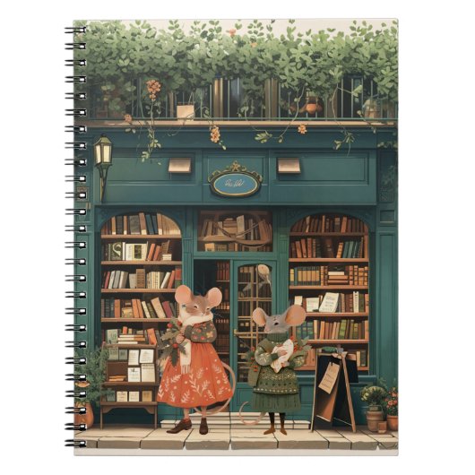 Leben in Mäusestadt - Frau Otis & Frau Luna Notizblock (Vorderseite)