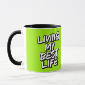 Leben in meinem besten Leben Tasse (Links)