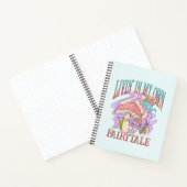 Leben" in meinem eigenen Märchen - Frosch und Pilz Notizblock (Innenseite)