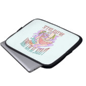 Leben in meiner eigenen Märchen Laptopschutzhülle (Vorne Knopf)